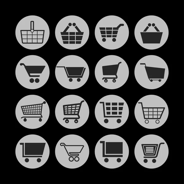 Iconos de mercado — Vector de stock