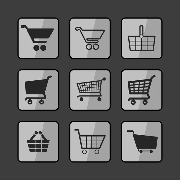 Market icons — Stock Vector