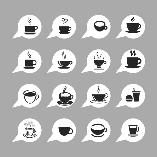 Cofe icons — Stock Vector