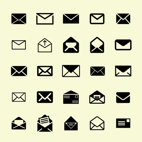 Mail icons — Stock Vector