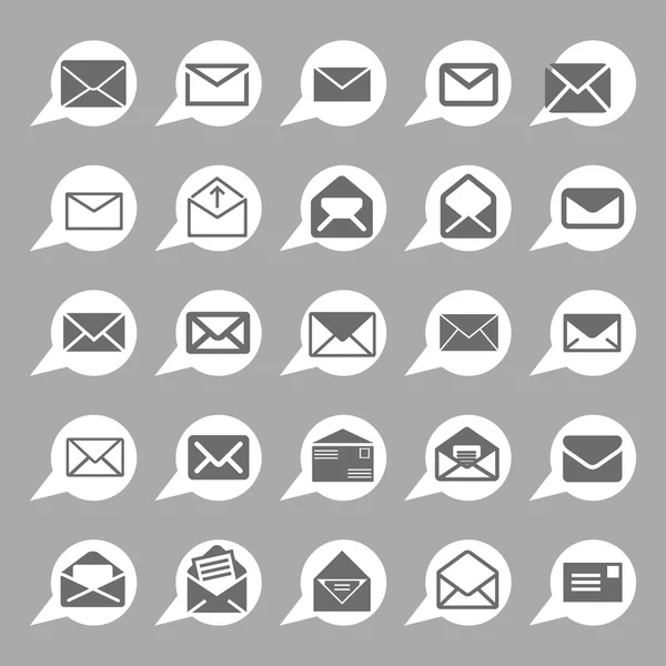 Mail icons — Stock Vector