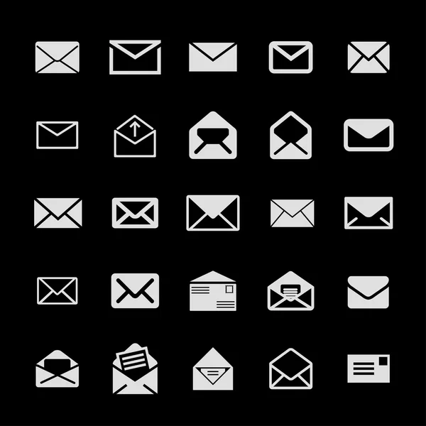 Mail icons — Stock Vector