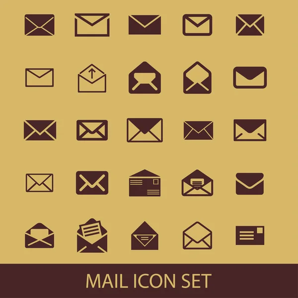 Mail icons — Stock Vector