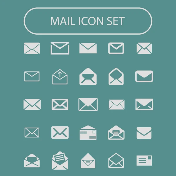 Iconos de correo — Vector de stock