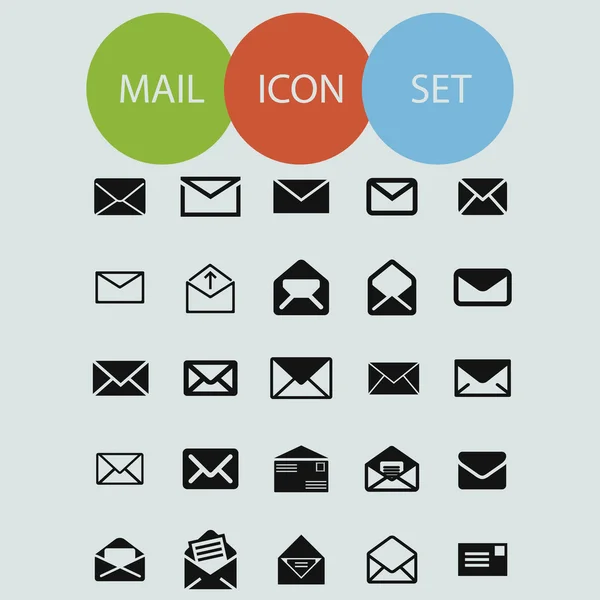 Mail icons — Stock Vector