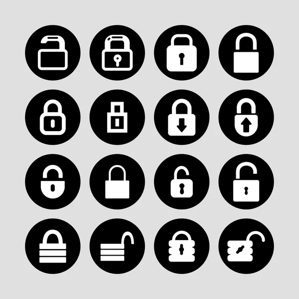 Lock icons — Stock Vector