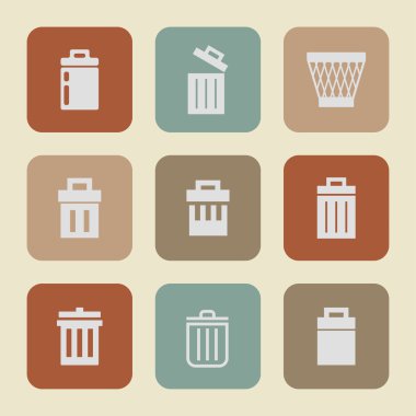 Çöp kutusu simgeleri