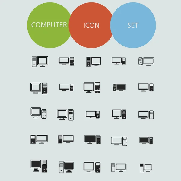 Icônes informatiques — Image vectorielle