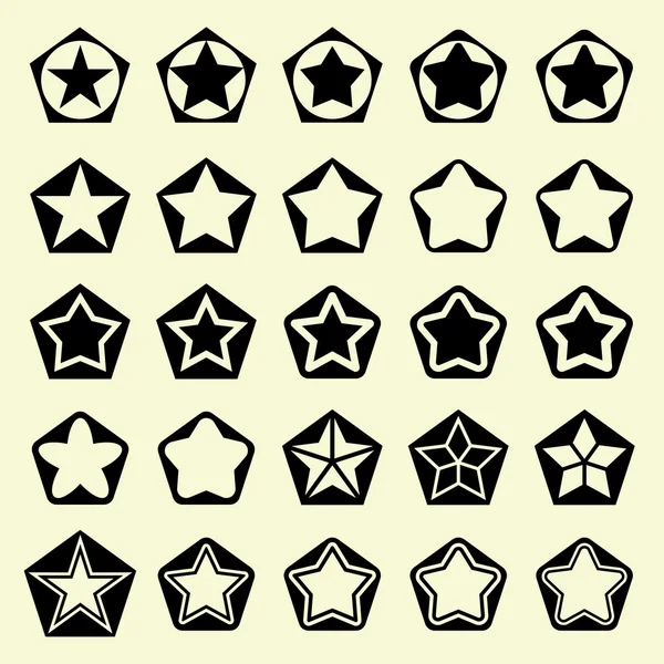 Hvězda ikony — Stockový vektor