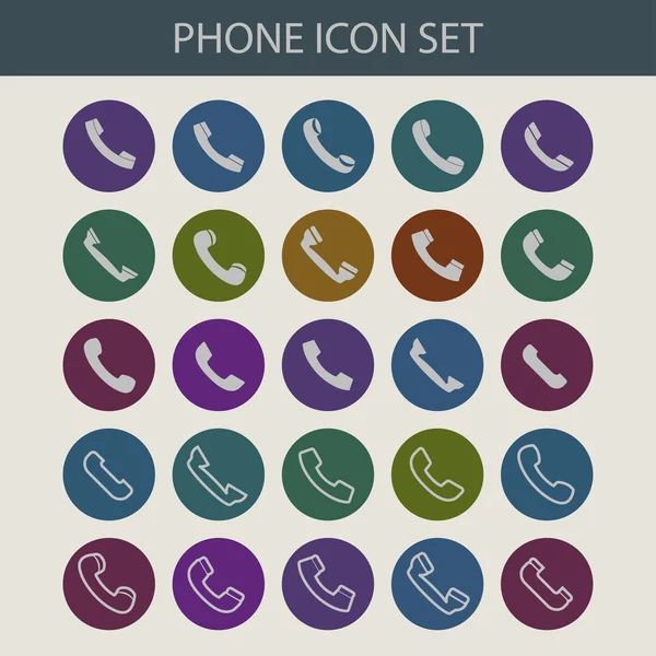 Phone icons — Stock Vector