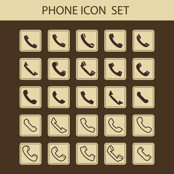 Phone icons — Stock Vector