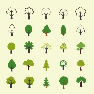 ağaçlar simgeler