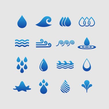 water icons clipart