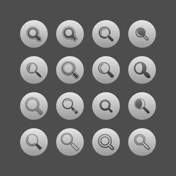 Search icons — Stock Vector