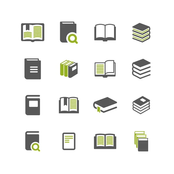 Book icons — Stock Vector