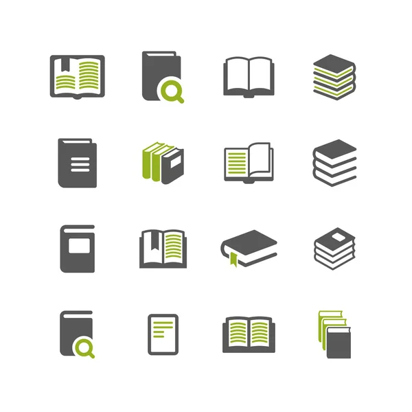 Libro Iconos — Archivo Imágenes Vectoriales