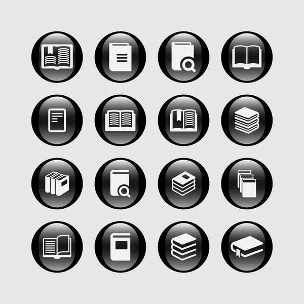 Book icons — Stock Vector