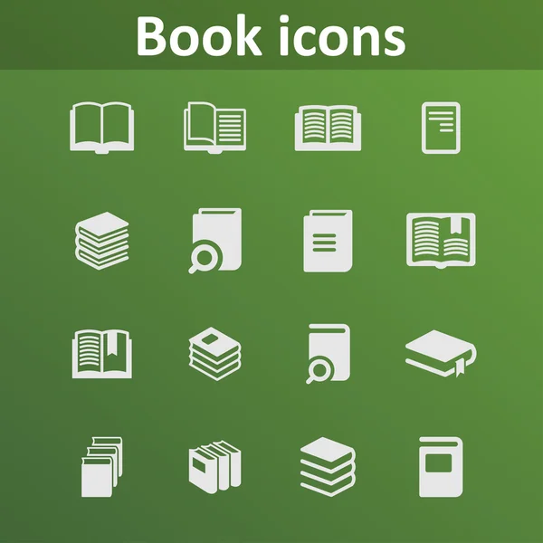 Book icons — Stock Vector