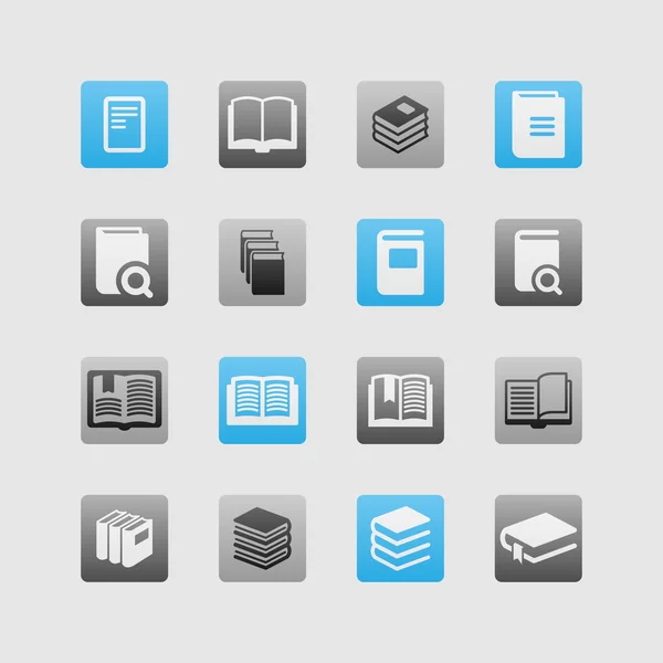 Book icons — Stock Vector