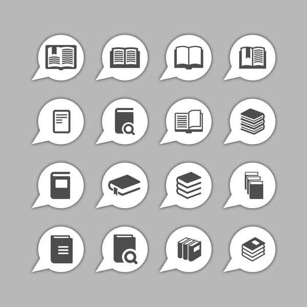 Book icons — Stock Vector