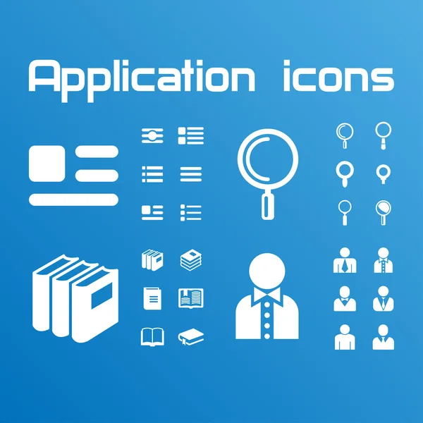 Application icons — Stock Vector