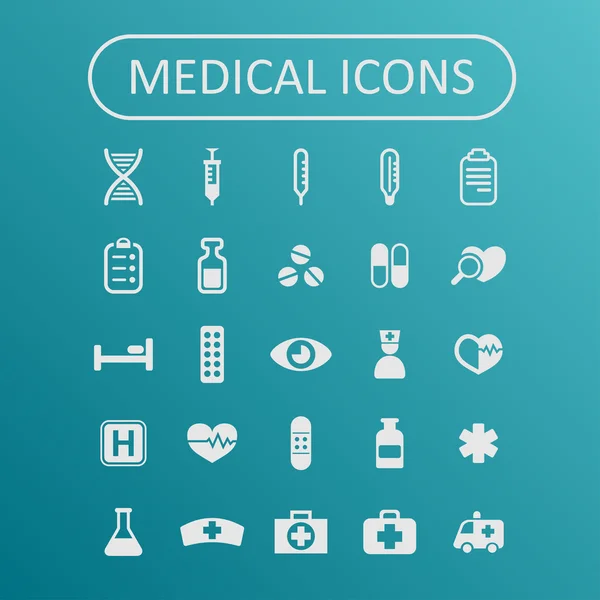 Iconos médicos — Vector de stock