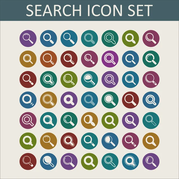 Search icons — Stock Vector