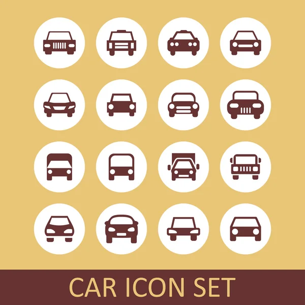 Iconos de coche — Vector de stock