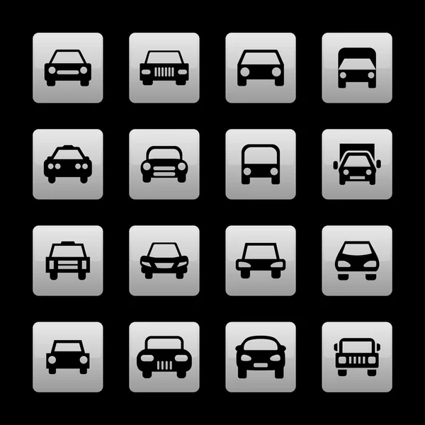 Iconos de coche — Vector de stock