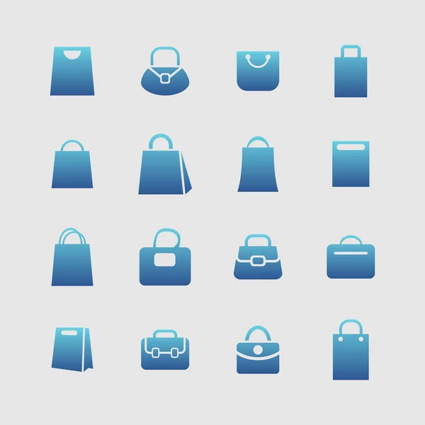 Иконки сумки — стоковый вектор