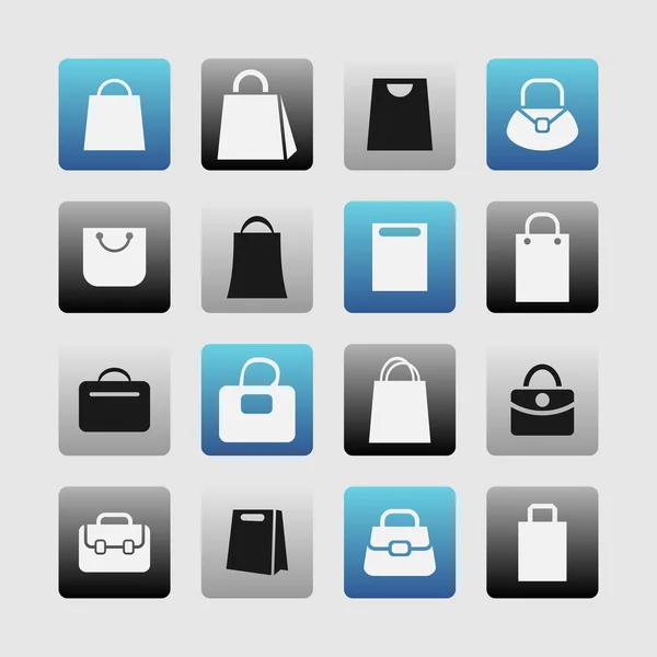 Bag icons — Stock Vector