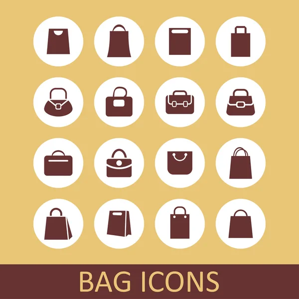 Iconos bolsa — Archivo Imágenes Vectoriales