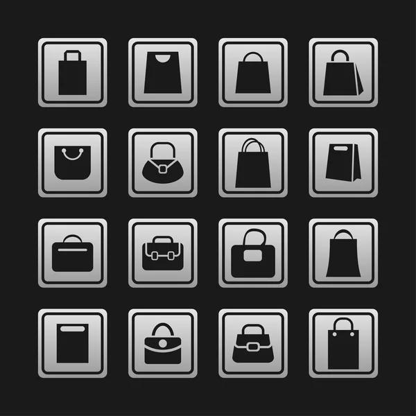 Bag icons — Stock Vector