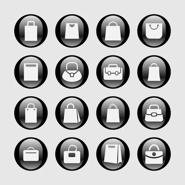 Bag icons — Stock Vector
