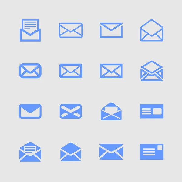 Iconos de correo — Vector de stock