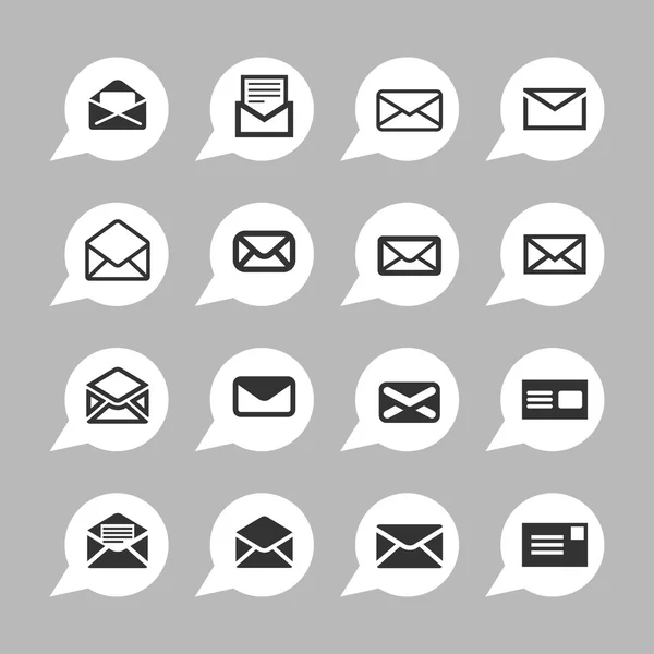 Mail icons — Stock Vector