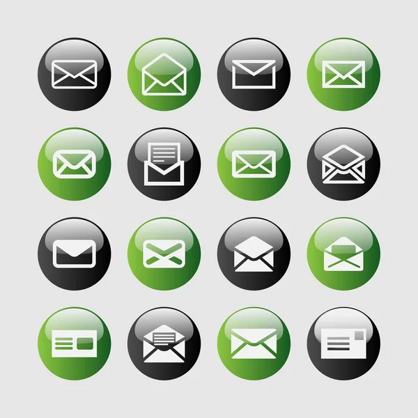 Mail icons — Stock Vector