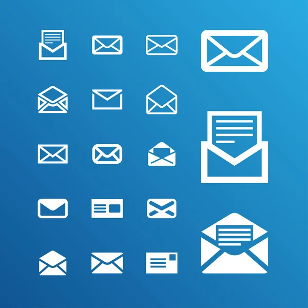 Mail icons — Stock Vector