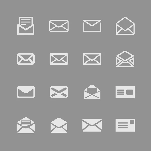 Mail icons — Stock Vector