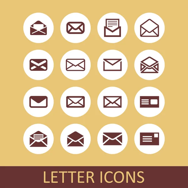 Mail icons — Stock Vector