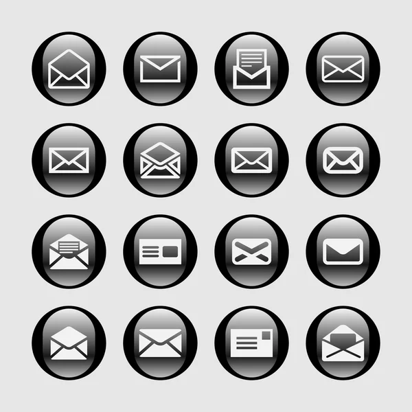 Mail icons — Stock Vector