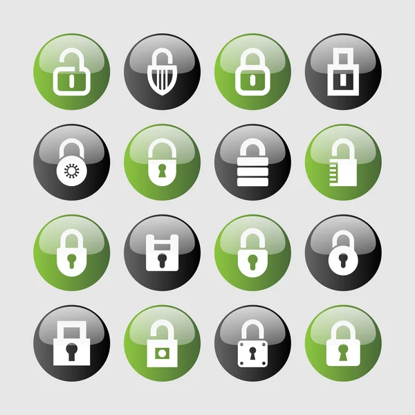 Lock icons — Stock Vector