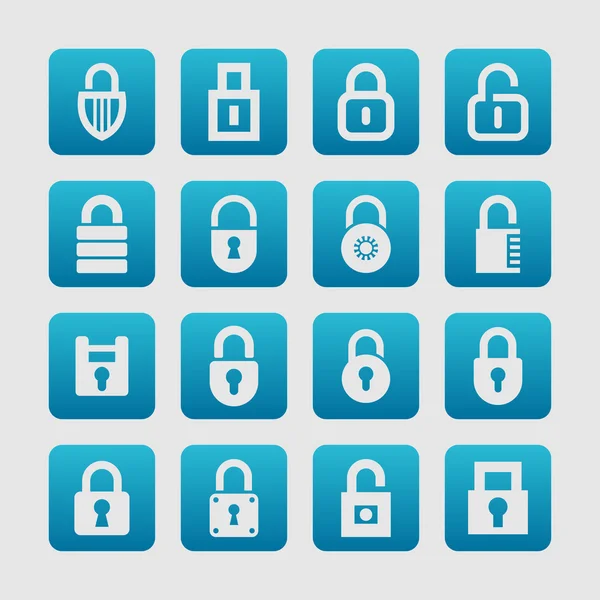 Lock icons — Stock Vector