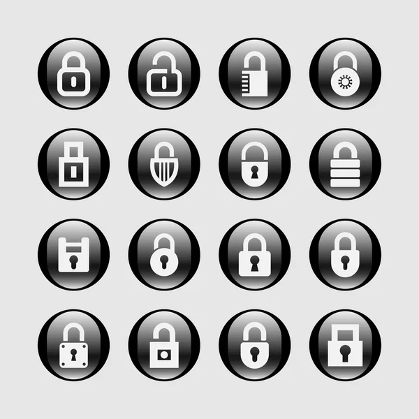 Lock icons — Stock Vector