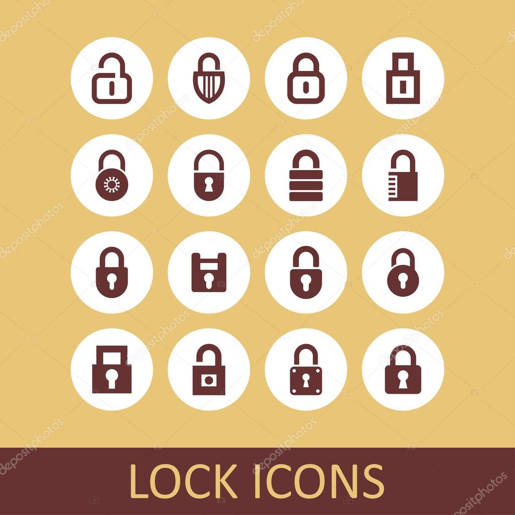 Lock icons