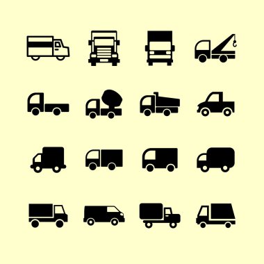 kamyon simgeler