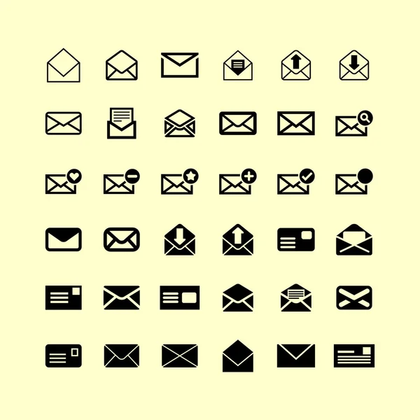 Mail icons — Stock Vector