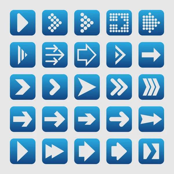 Arrow icons — Stock Vector
