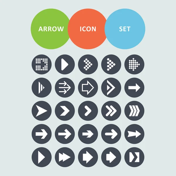 Arrow icons — Stock Vector