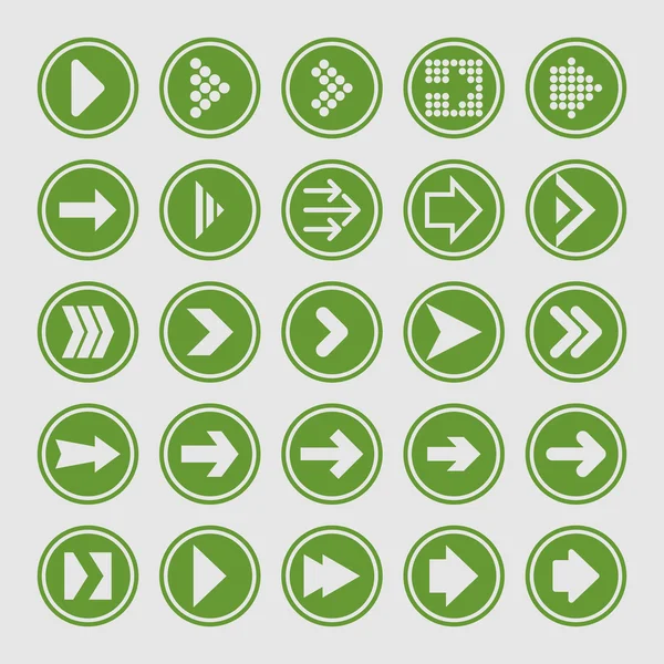 Arrow icons — Stock Vector